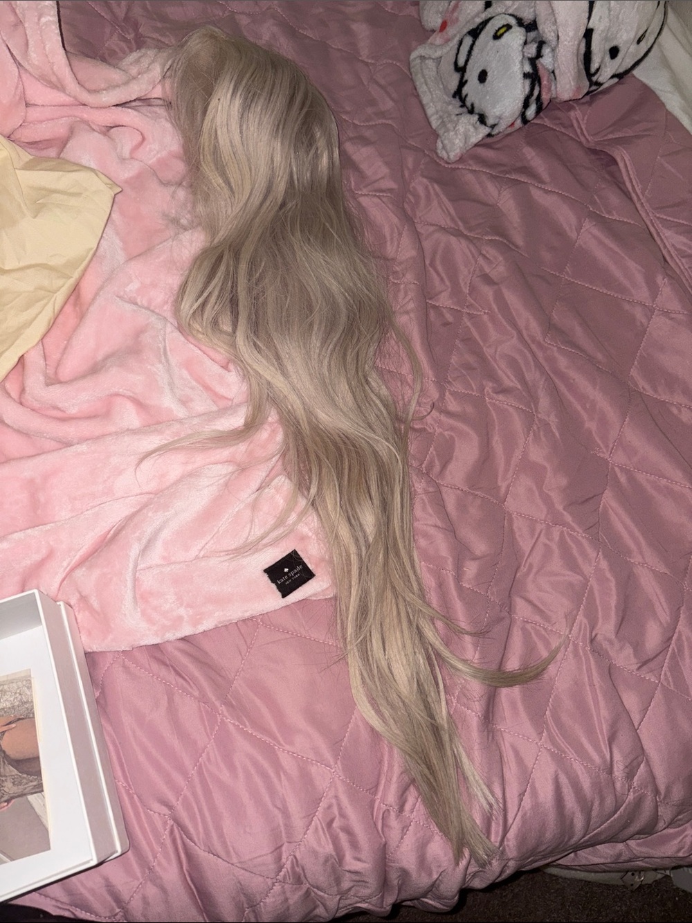 King Kylie Platinum HD Lace Front Wig - Platinum